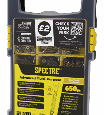 Spectre 650pc Assorted Wood-Screw Kit