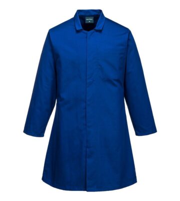Portwest 2202 Food Industry 1 Pocket Coat – Royal Blue