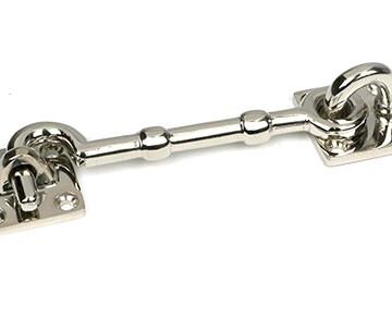 From The Anvil Polished Nickel 4″ Traditional Cabin Hook