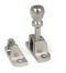 From The Anvil Satin Marine SS (316) Mushroom Brighton Fastener (Radiused)