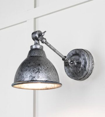 From The Anvil Pewter Brindley Wall Light