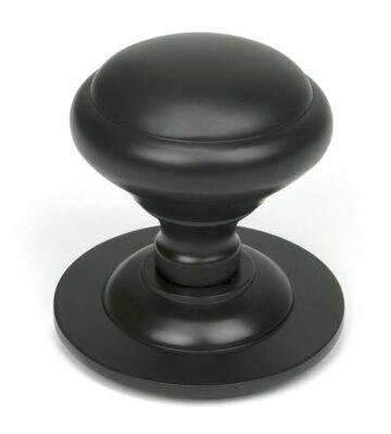 From The Anvil Aged Bronze Round Centre Door Knob