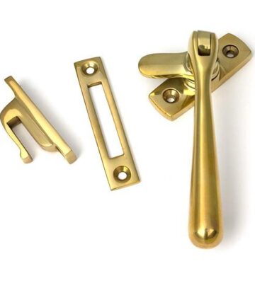 From The Anvil Polished Brass Locking Newbury Fastener