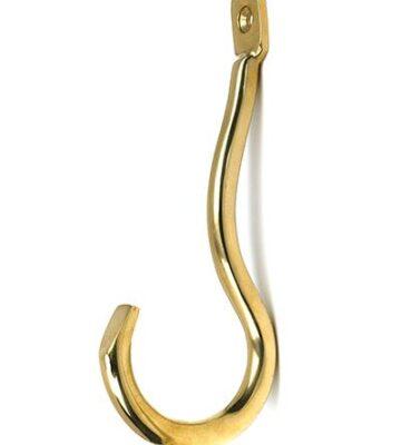 From The Anvil Polished Brass Anchor Coat Hook