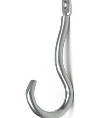 From The Anvil Satin Chrome Anchor Coat Hook