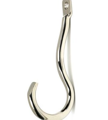 From The Anvil Polished Nickel Anchor Coat Hook