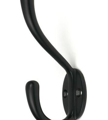 From The Anvil Matt Black Newbury Hat & Coat Hook
