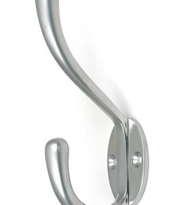 From The Anvil Satin Chrome Newbury Hat & Coat Hook