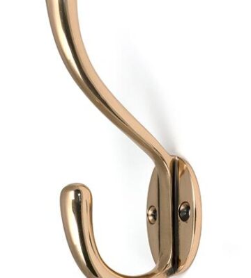 From The Anvil Polished Bronze Newbury Hat & Coat Hook