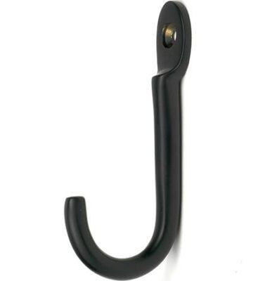 From The Anvil Matt Black Traditional Coat Hook