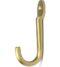 From The Anvil Satin Brass Traditional Coat Hook