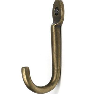 From The Anvil Burnished Brass Traditional Coat Hook