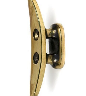 From The Anvil Aged Brass Marine Cleat Hook