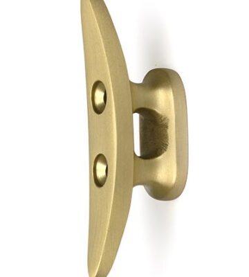 From The Anvil Satin Brass Marine Cleat Hook