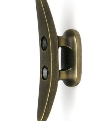 From The Anvil Burnished Brass Marine Cleat Hook