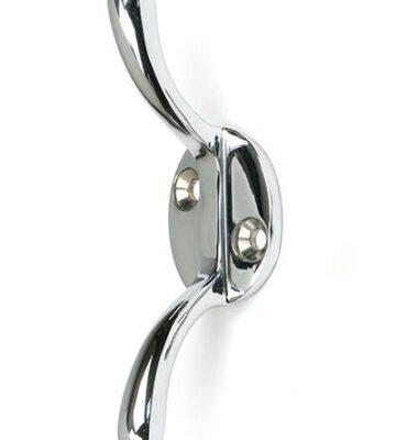 From The Anvil Polished Chrome Newbury Cleat Hook