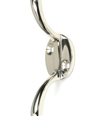From The Anvil Polished Nickel Newbury Cleat Hook