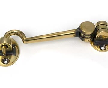 From The Anvil Aged Brass 4″ Cabin Hook