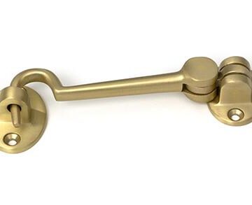 From The Anvil Satin Brass 4″ Cabin Hook