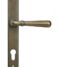 From The Anvil Burnished Brass Newbury Slimline Lever Espag. Lock Set