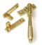 From The Anvil Polished Brass Night-Vent Locking Reeded Fastener