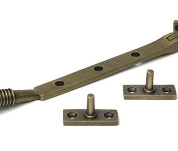 From The Anvil Burnished Brass 8″ Reeded Stay