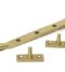 From The Anvil Satin Brass 8" Reeded Stay