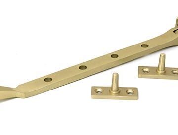 From The Anvil Satin Brass 10″ Avon Stay