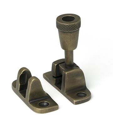 From The Anvil Burnished Brass Brompton Brighton Fastener (Radiused)