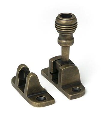 From The Anvil Burnished Brass Prestbury Brighton Fastener (Radiused)