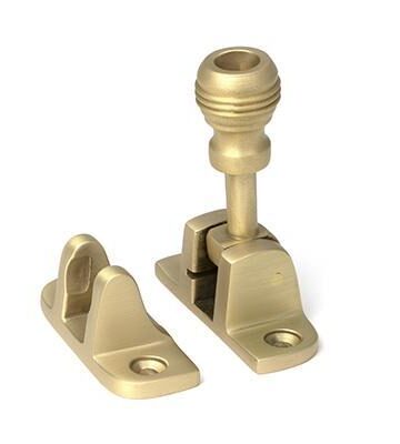 From The Anvil Satin Brass Prestbury Brighton Fastener (Radiused)