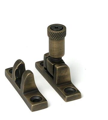 From The Anvil Burnished Brass Brompton Brighton Fastener – Narrow (Square)
