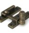 From The Anvil Burnished Brass Prestbury Quadrant Fastener - Narrow