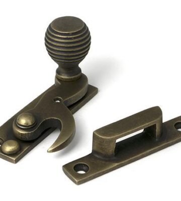 From The Anvil Burnished Brass Beehive Sash Hook Fastener