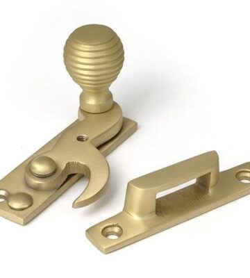 From The Anvil Satin Brass Beehive Sash Hook Fastener