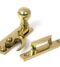From The Anvil Polished Brass Sash Hook Fastener