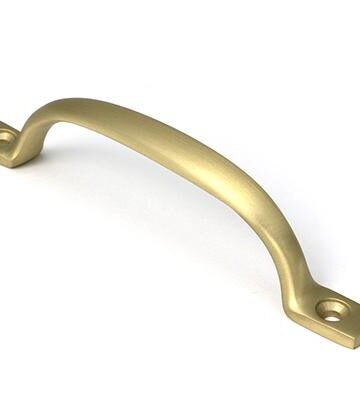 From The Anvil Satin Brass Slim Sash Pull