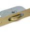 From The Anvil Satin Brass Square Ended Sash Pulley 75kg