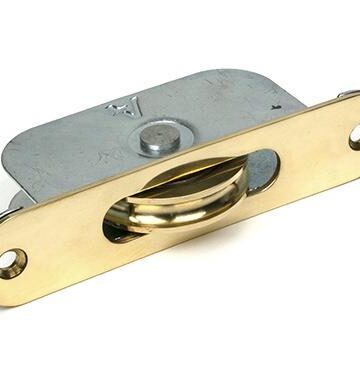 From The Anvil Polished Brass Radiused Sash Pulley 75kg