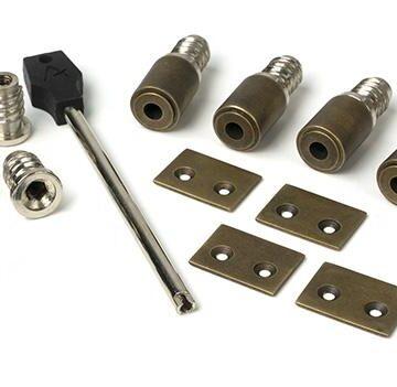 From The Anvil Burnished Brass Secure Stops (Pack of 4)