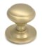 From The Anvil Satin Brass Round Centre Door Knob