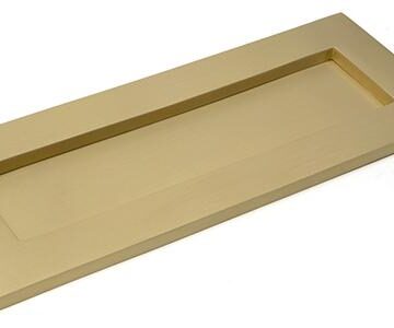 From The Anvil Satin Brass Small Letter Plate
