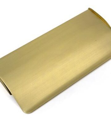 From The Anvil Satin Brass Small Letter Plate Cover