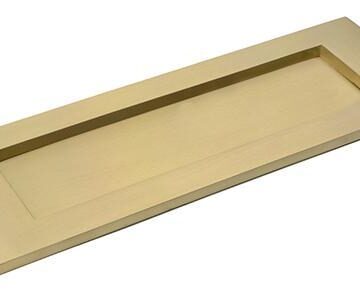 From The Anvil Satin Brass Large Letter Plate