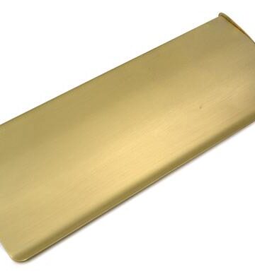From The Anvil Satin Brass Large Letter Plate Cover