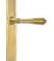 From The Anvil Polished Brass Reeded Slimline Lever Latch Set