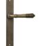 From The Anvil Burnished Brass Reeded Slimline Lever Latch Set
