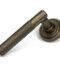 From The Anvil Burnished Brass Brompton Lever on Rose Set (Art Deco)