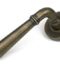 From The Anvil Burnished Brass Newbury Lever on Rose Set (Plain)