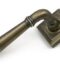From The Anvil Burnished Brass Newbury Lever on Rose Set (Square)